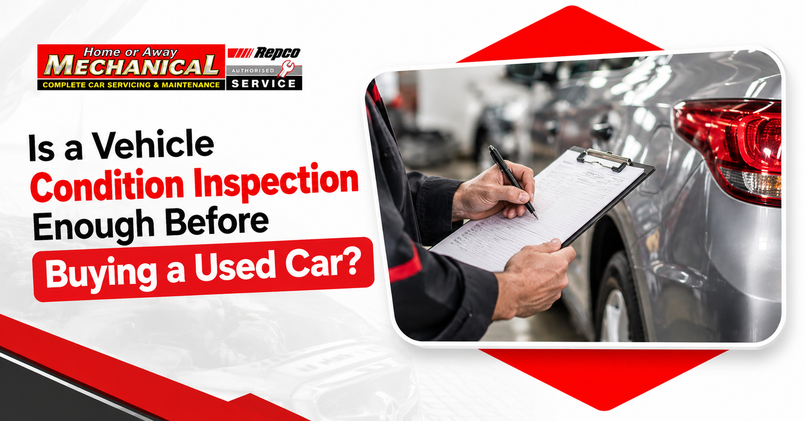Vehicle condition inspection before buying a used car in Kingston